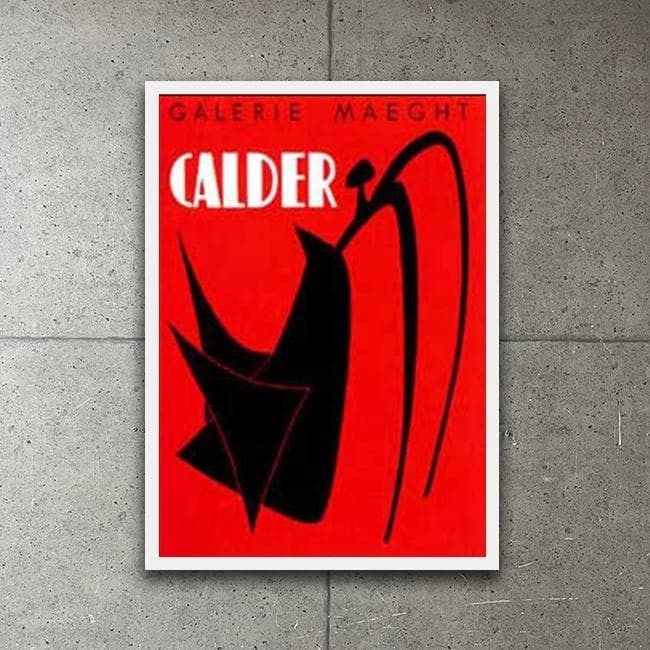 Alexander Calder Stabile Noir Lithograph Poster Modern Art Vintage Print: Alexander Calder Stabile Noir Lithograph Poster Modern Art Vintage Print Item Specifics: Unit Of Sale: Single-Piece Work Artist: Alexander Calder Size: Medium (up to 36in.) Color: Multi-Color Title: S