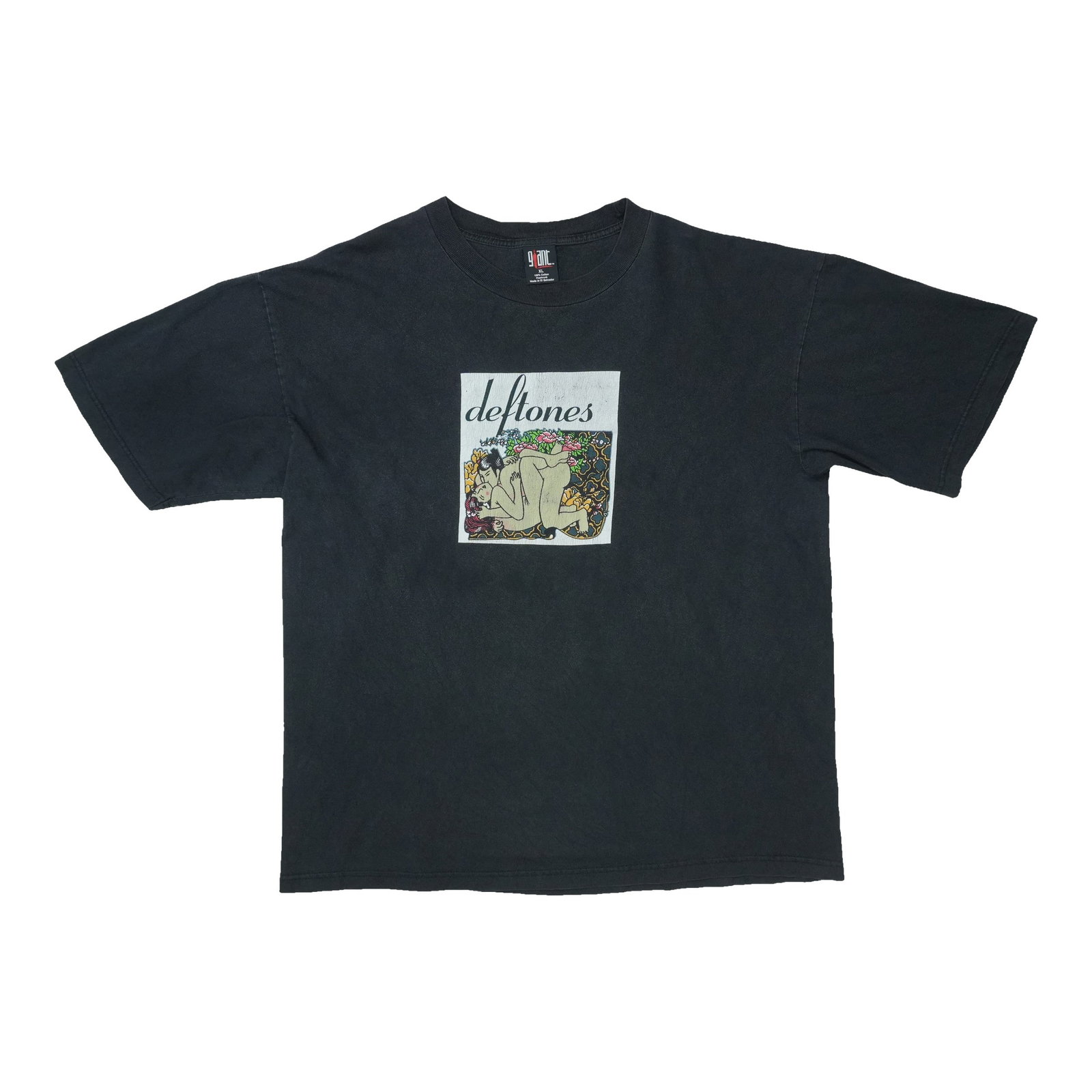 Deftones Kama Sutra Shirt: Deftones Kama Sutra Shirt Deftones' iconic Kama Sutra shirt is a must-have for fans of the band. This rare and unique piece of merchandise features the band's signature style and design, making it a s