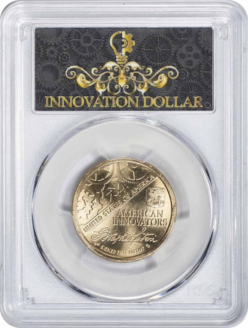 MS67 First Strike Innovation Dollar 1st 2018 Patent Position B: MS67 First Strike Innovation Dollar 1st 2018 Patent Position B MS67 First Strike Innovation Dollar 1st 2018 Patent Position B is a highly detailed and precise coin featuring a unique patent position, 
