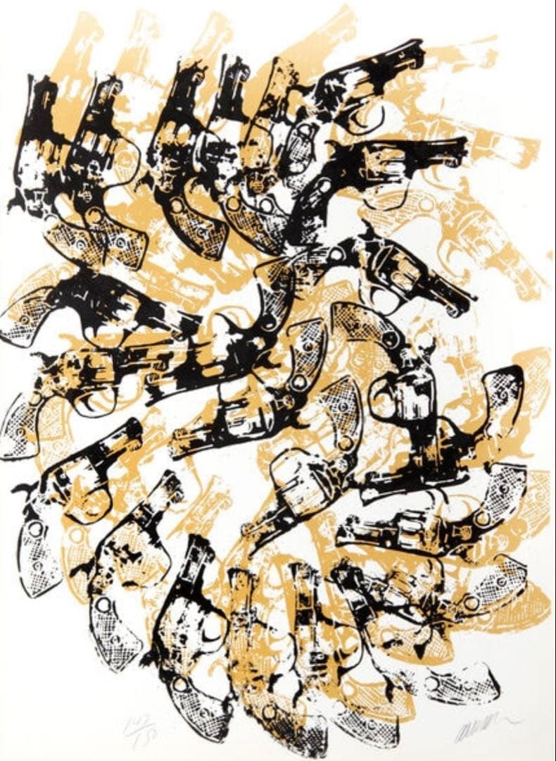 Arman Yang and Bang 1979 Signed Serigraph Gun Art LE150 Pop Art: Arman Yang and Bang 1979 Signed Serigraph Gun Art LE150 Pop Art Item Specifics: Artist: Arman Unit Of Sale: Single Piece Signed By: Arman Image Orientation: Portrait Signed: Yes Size: Large Material: 