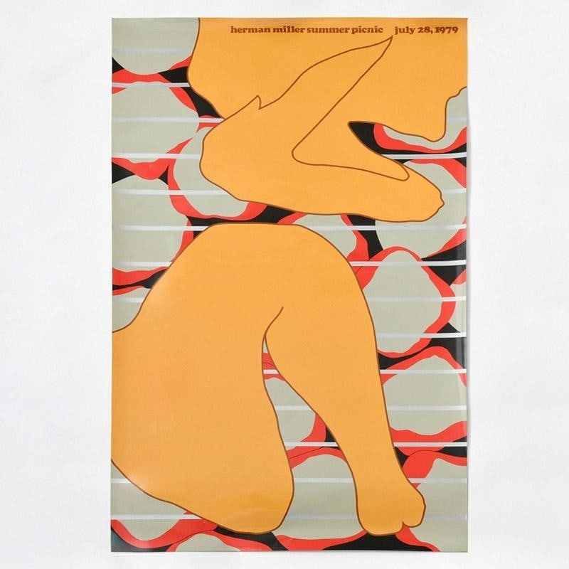 Vintage Collectible Chicken BBQ Poster 1979 Summer Picnic Herman Miller: Vintage Collectible Chicken BBQ Poster 1979 Summer Picnic Herman Miller Item Specifics: Artist: Stephen Frykholm Unit Of Sale: Single Piece Size: Large Material: Paper Framing: Unframed Original/Licen