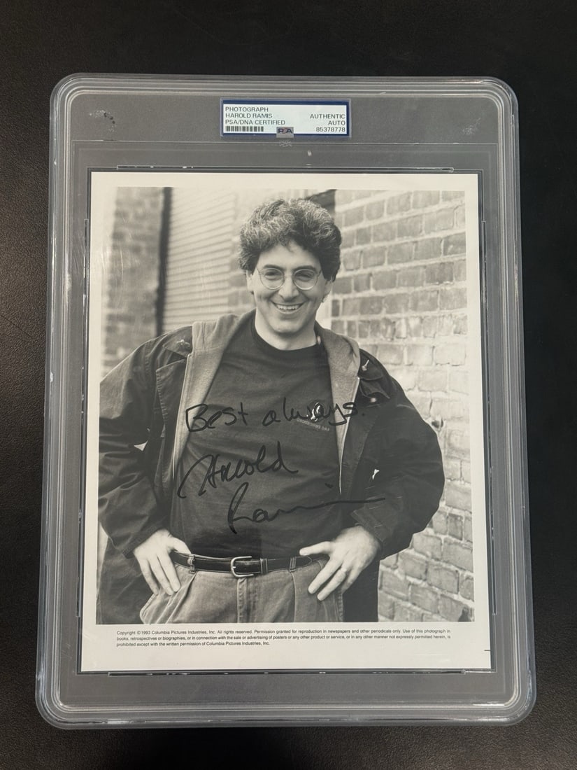 RAMIS SIGNED HAROLD 1993 ALWAYS COLUMBIA PICTURES PHOTO PSA DNA: RAMIS SIGNED HAROLD 1993 ALWAYS COLUMBIA PICTURES PHOTO PSA DNA Item Specifics: Industry: Movies Personalize: No Movie: Ghostbusters Signed By: Harold Ramis Signed: Yes Size: 8x10 Autograph Authentica