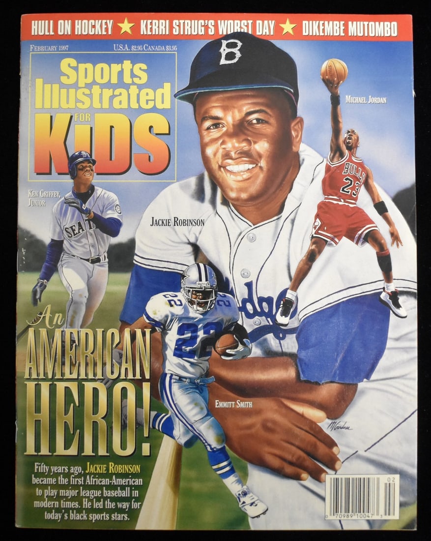Sports Illustrated Jordan Newsstand for Kids w/ 211220 Bryant Kobe RC: Sports Illustrated Jordan Newsstand for Kids w/ 211220 Bryant Kobe RC Sports Illustrated Jordan Newsstand for Kids featuring a rare RC (regular card) of Kobe Bryant from 1992. This iconic magazine sho