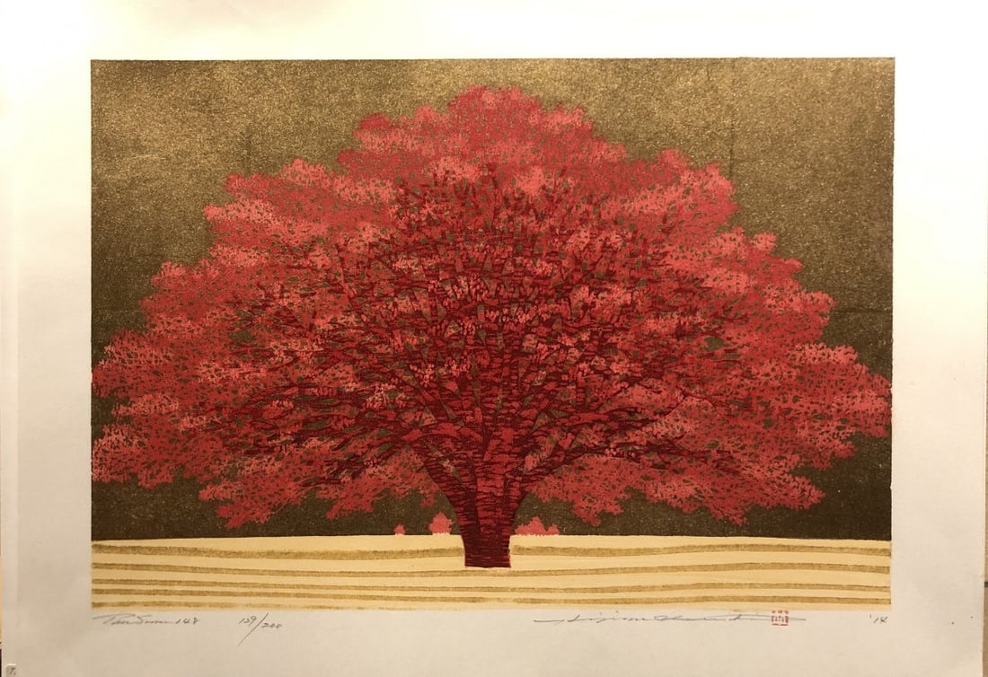 Japanese Art Landscape 2014 Woodblock Print 148 Tree Scene Hajime: Japanese Art Landscape 2014 Woodblock Print 148 Tree Scene Hajime Item Specifics: Artist: Namiki Hajime Unit Of Sale: Single Piece Signed By: Namiki Hajime Signed: Yes Title: NA Material: Paper Origin