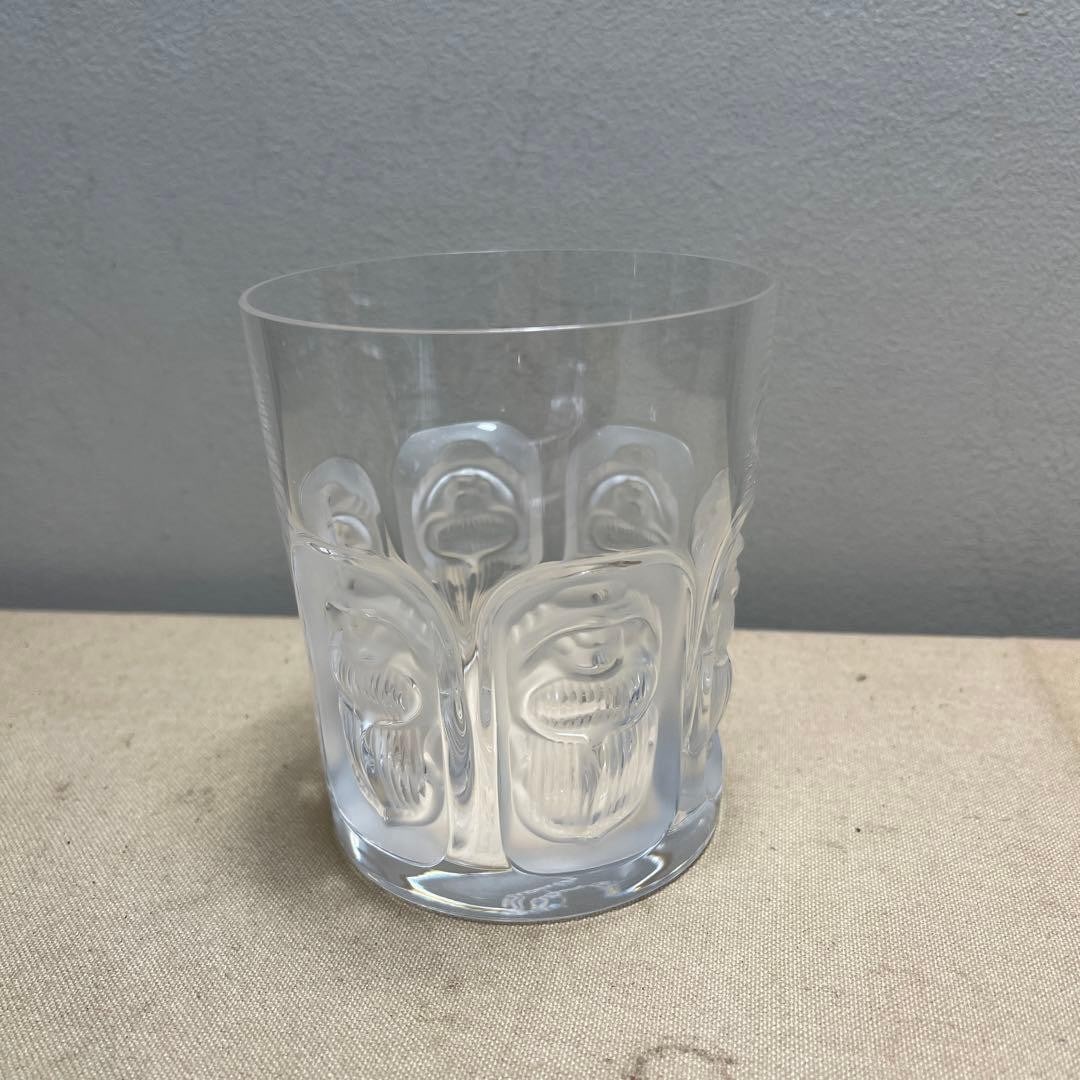 Crystal Clear Drinkware Signed H 3.9in Rock Glass Tumbler Rare LALIQUE Khepri: Crystal Clear Drinkware Signed H 3.9in Rock Glass Tumbler Rare LALIQUE Khepri Item Specifics: Origin: france Shape: Round Signed By: Lalique Occasion: All Occasions Signed: Yes Color: Clear Material: 