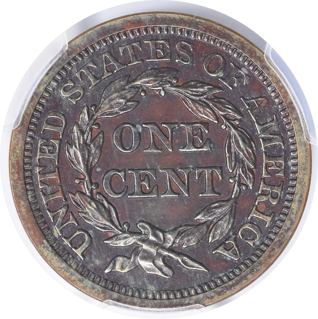 Large Cent Slanted 5 PR64BN PCGS - 3