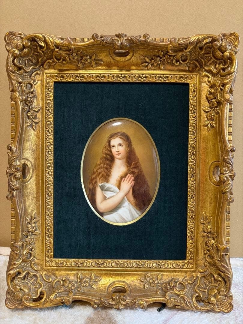 Ceramic Panel Portrait Woman Framed Rare Royal Manufactory Berlin: Ceramic Panel Portrait Woman Framed Rare Royal Manufactory Berlin Item Specifics: Artist: KPM Type: Print Size: Medium Theme: Art Material: Ceramic Production Technique: Ceramic tile painting Subject: