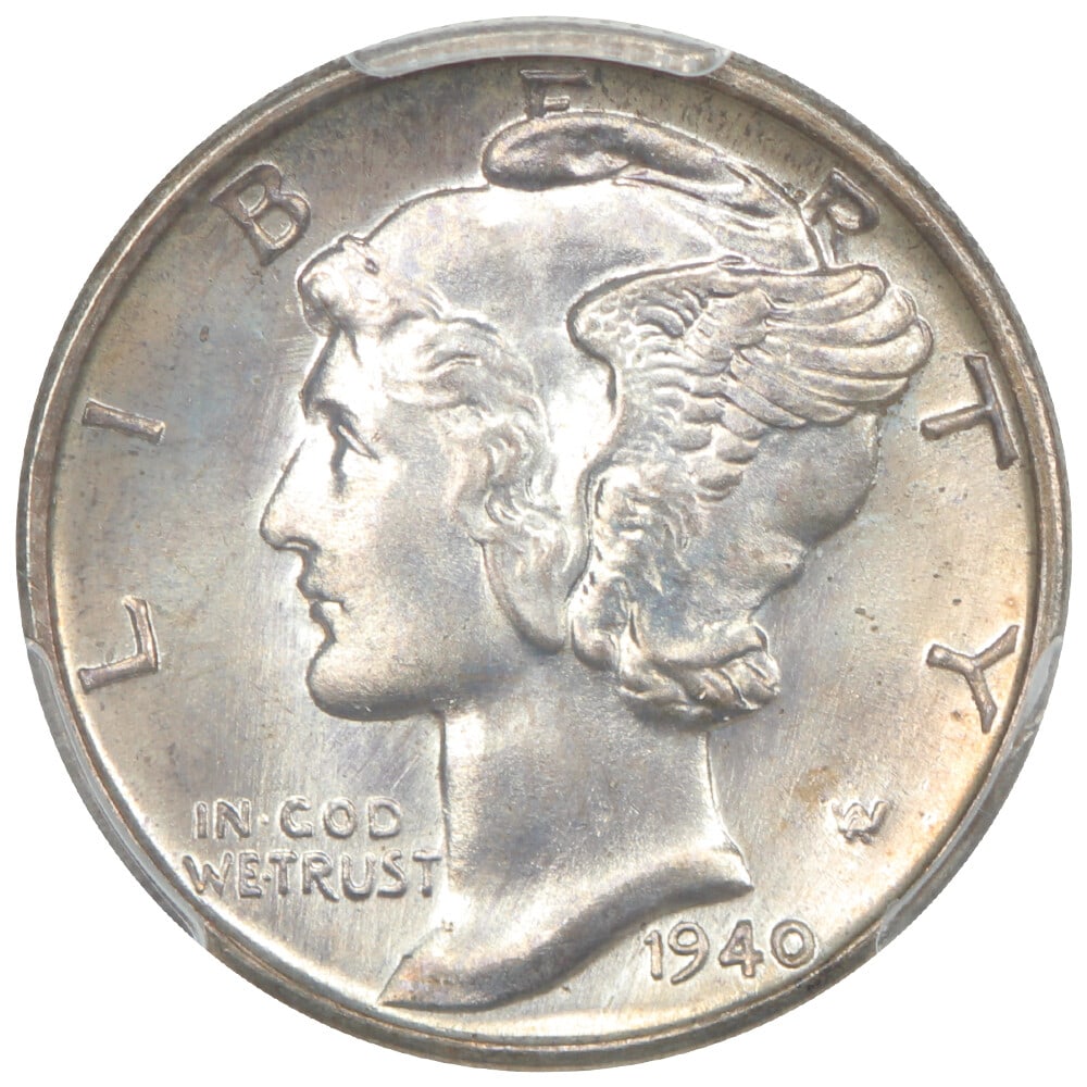 1940-D 10C PCGS MS68FB - 3