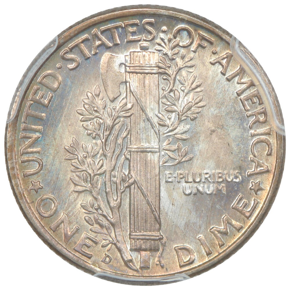 1940-D 10C PCGS MS68FB - 4