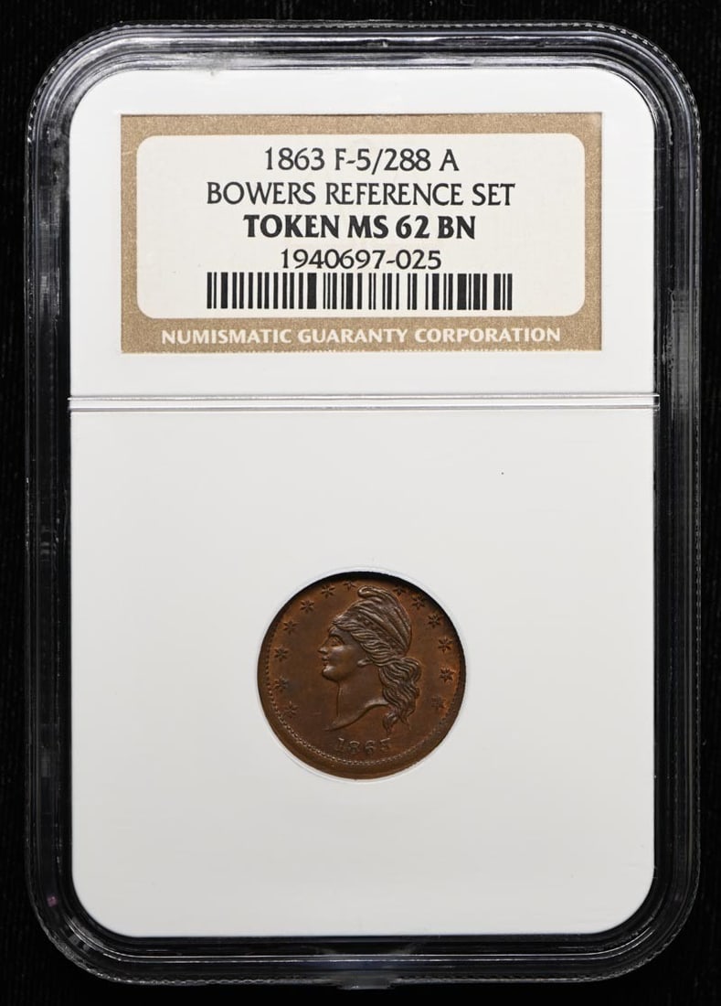 CIVIL WAR 1863 F-5/ 288 GOD PROTECT UNION TOKEN NGC MS62BN: CIVIL WAR 1863 F-5/ 288 GOD PROTECT UNION TOKEN NGC MS62BN Item Specifics: Circulated/Uncirculated: Uncirculated Grading Service: NGC Certification Number: 1940697025 Grade: MS62 Year Of Issue: 1863 P