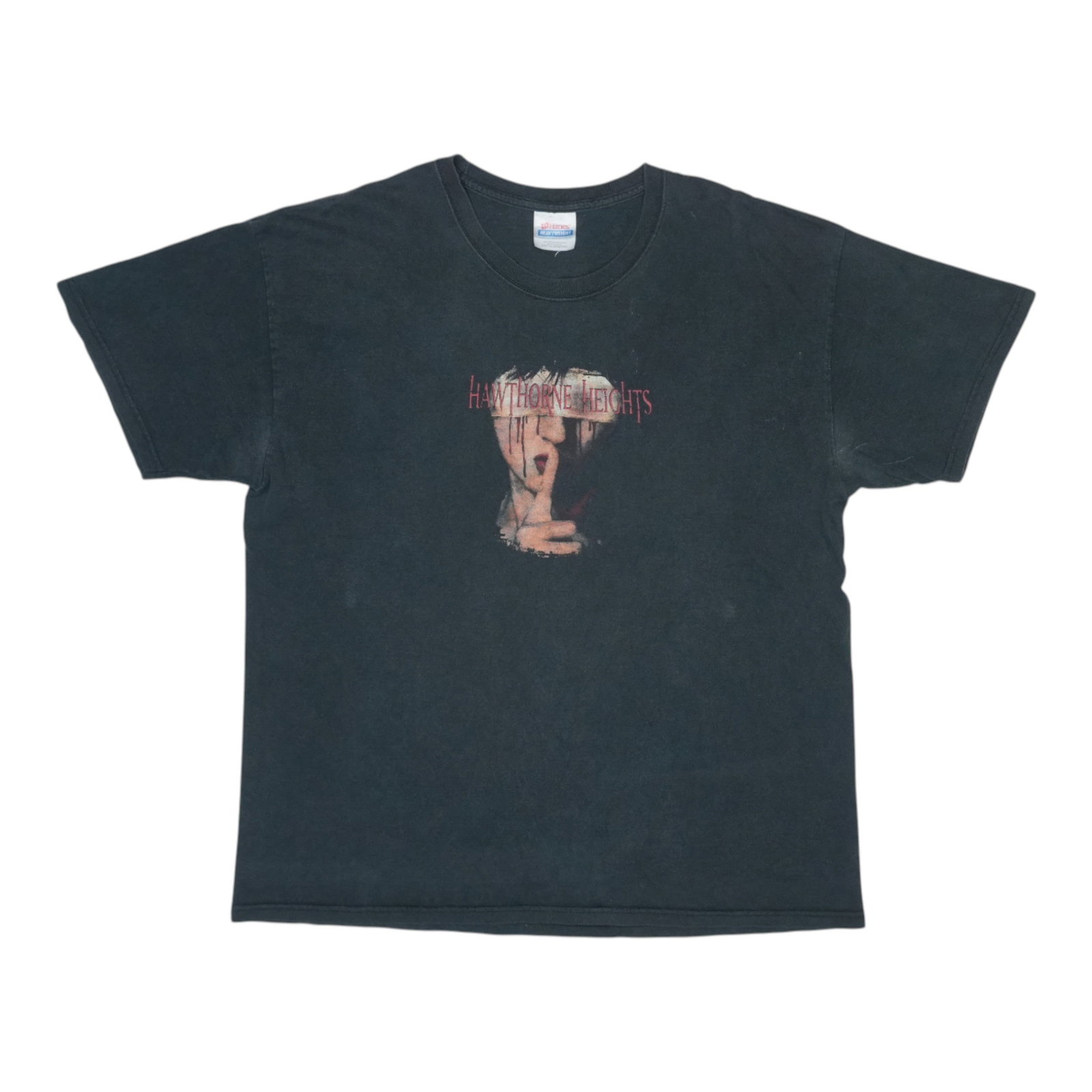 Hawthorne Heights Shirt 2000s: Hawthorne Heights Shirt 2000s Hawthorne Heights Shirt 2000s - A nostalgic nod to the early 2000s emo scene, this vintage band tee features a bold graphic design and a comfortable fit. The shirt has be