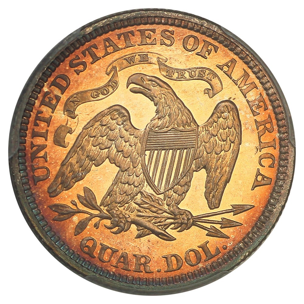 1880 25C PCGS PR68 ex: D.L. Hansen - 6