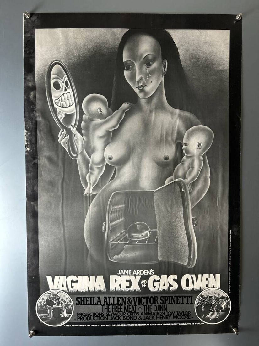 Rex Lithograph Poster Vagina Used Gas Oven And Aldridge Alan: Rex Lithograph Poster Vagina Used Gas Oven And Aldridge Alan Item Specifics: Artist: Alan Aldridge Type: Poster Material: Paper Subject: Art Product Disclaimer: Please review the full description and 