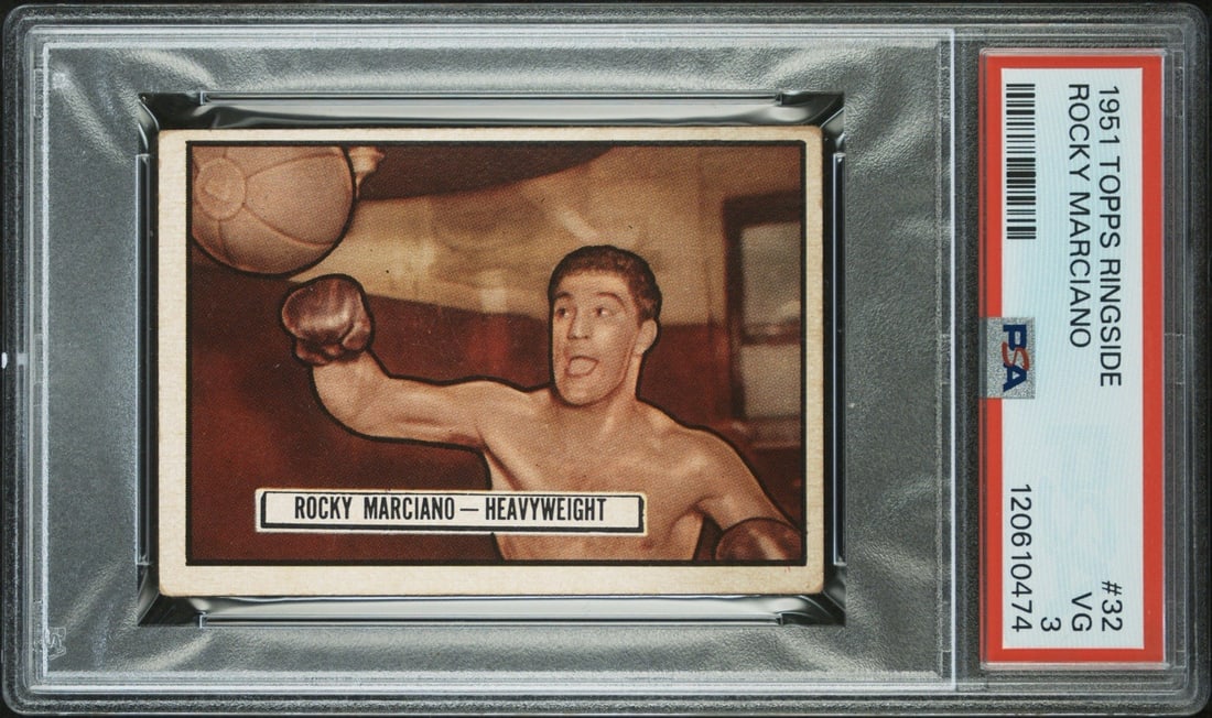 1951 TOPPS RINGSIDE ROCKY MARCIANO #32 PSA 3 (1 of 3)