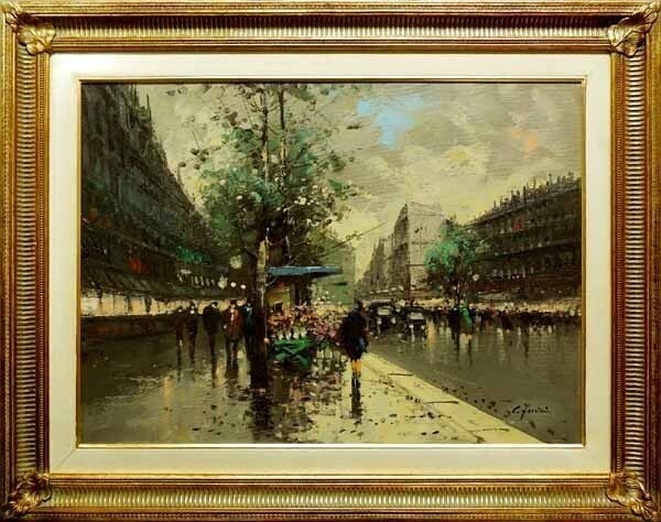 Paris Street Scene Impressionist Signed Oil Painting Large Fellini: Paris Street Scene Impressionist Signed Oil Painting Large Fellini Item Specifics: Artist: Fellini Unit Of Sale: Single Piece Signed By: Fellini Size: Large Signed: Yes Period: Contemporary (1970 - 20