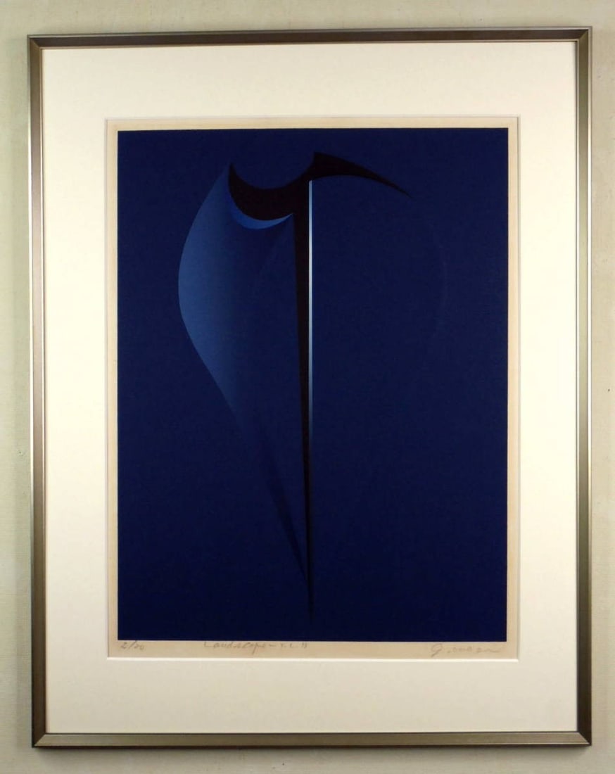 Gaku Onogi Landscape T.L.B 1974 Signed Silkscreen Japanese Abstract Art: Gaku Onogi Landscape T.L.B 1974 Signed Silkscreen Japanese Abstract Art Item Specifics: Unit Of Sale: Single Piece Artist: Gaku Onogi / Manabu Onogi Signed By: Manabu Onogi Image Orientation: Portrait