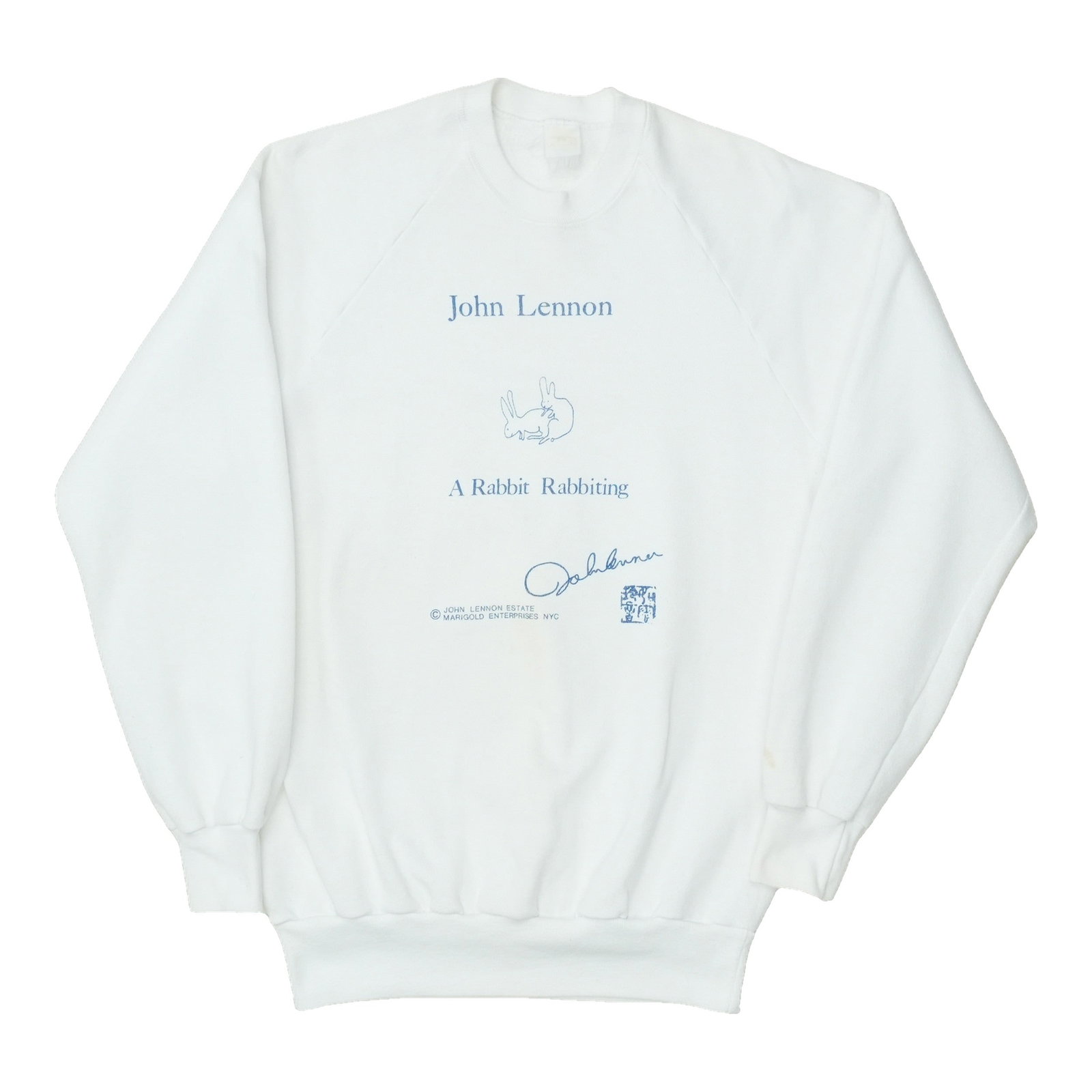 John Lennon Rabbit Rabbiting Sweatshirt (1 of 7)