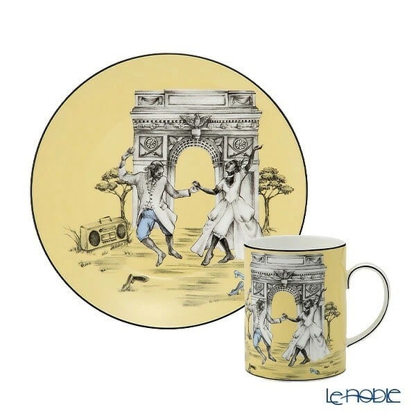 Sheila Bridges Wedgwood Mug Yellow Accent Harlem Toile China Set 7.9 in Plate: Sheila Bridges Wedgwood Mug Yellow Accent Harlem Toile China Set 7.9 in Plate Item Specifics: Number Of Items In Set: 2 Origin: England Shape: Round Occasion: All Occasions Vintage: Yes Care Instructi