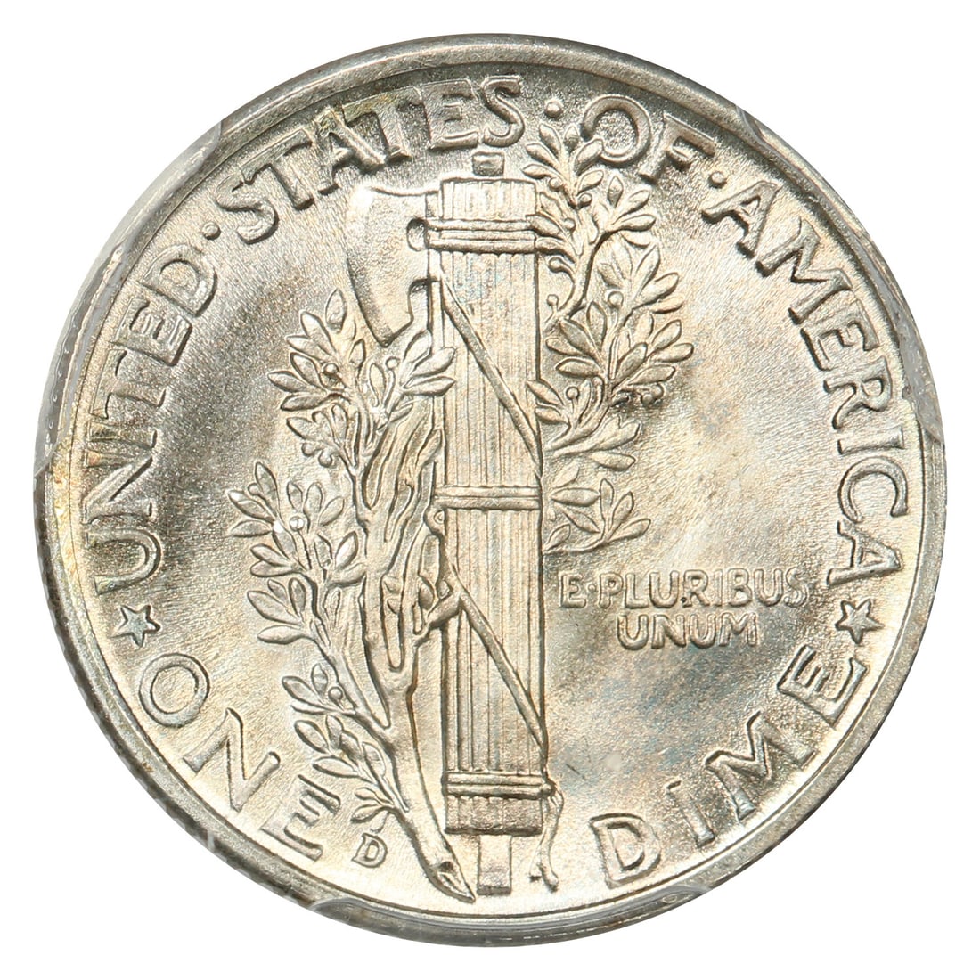 PCGS MS68FB ex D L Hansen 10C 1941 D - 4