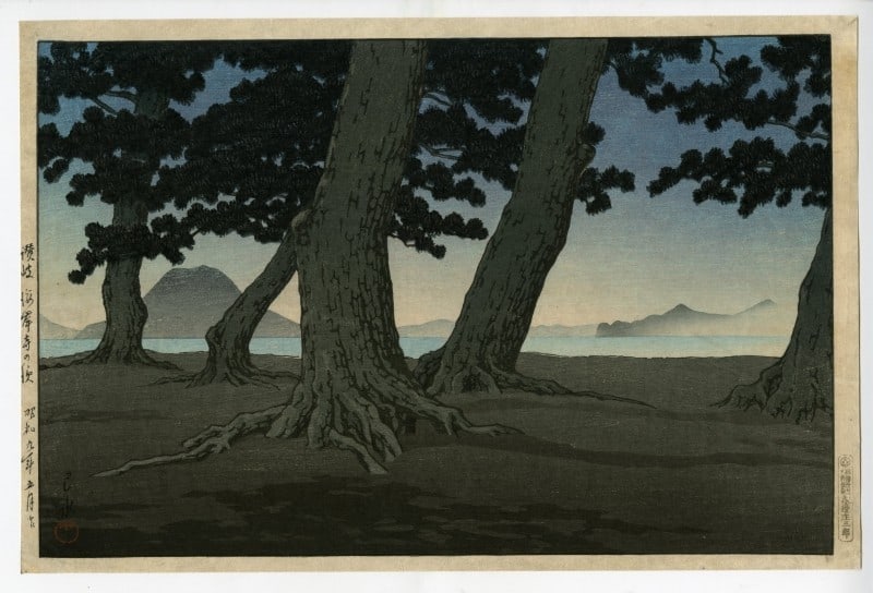Kawase Hasui Sanuki Kaiganji Beach Woodblock Print 1934 Publisher Watanabe Seal: Kawase Hasui Sanuki Kaiganji Beach Woodblock Print 1934 Publisher Watanabe Seal Item Specifics: Primary Material: Paper Color: Multi-Color Original/Reproduction: Antique Original Featured
