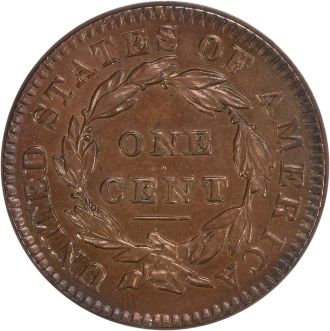 Uncertified Large Cent 1833 - 2