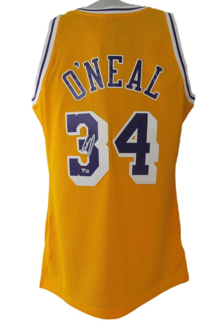 HOF Signed Shaquille O'Neal Jersey Basketball Fanatics XHC79: HOF Signed Shaquille O'Neal Jersey Basketball Fanatics XHC79 Signed by Hall of Fame legend Shaquille O'Neal, this Fanatics Authentic jersey basketball is a must-have for any sports fan. Featuring the 