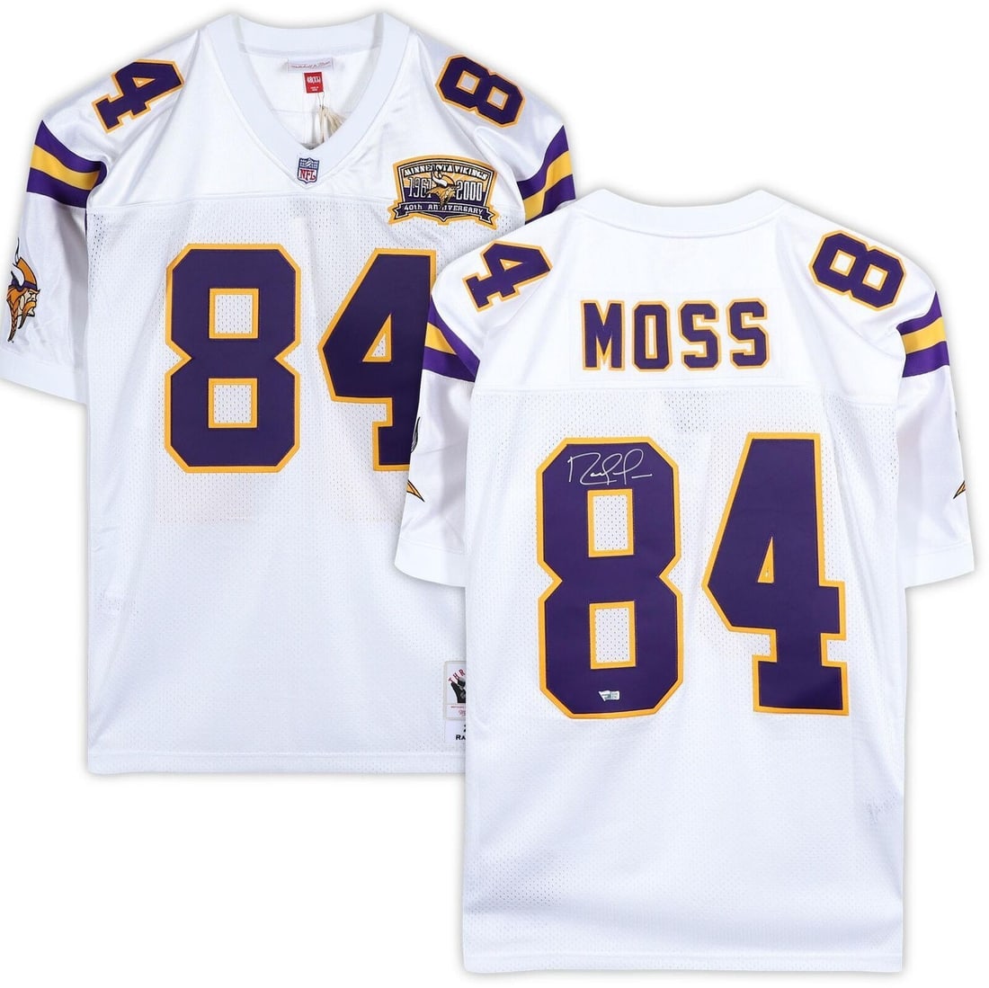 Moss Randy HOF Autographed Mitchell Ness Vikings Fanatics Football Jersey (1 of 5)