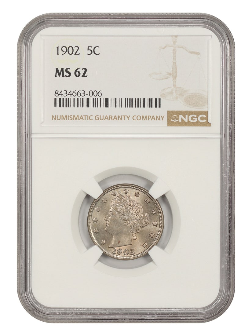 1902 5C NGC MS62 - Liberty Nickel (1 of 4)