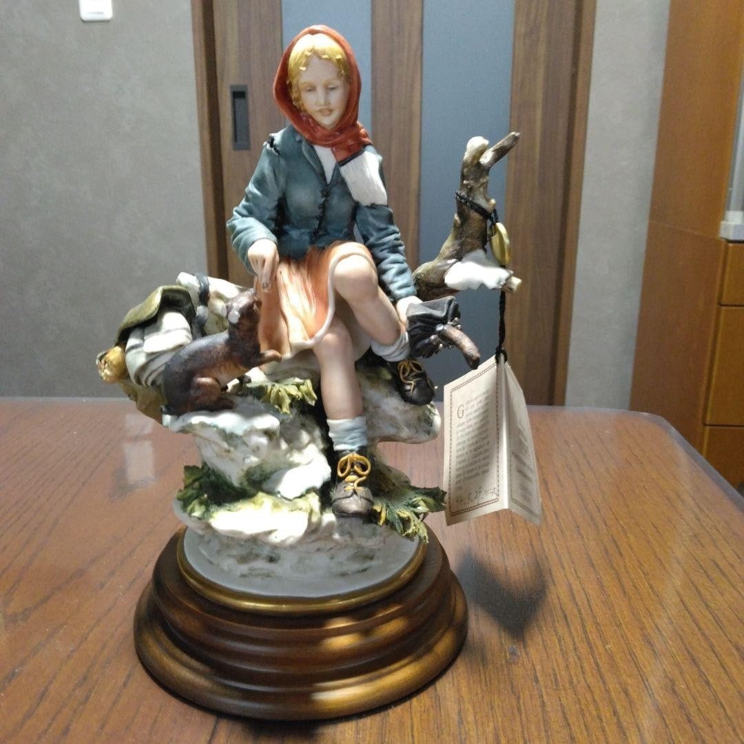 Vintage Capodimonte Italian Porcelain Figurine H 9in Interior Collectible: Vintage Capodimonte Italian Porcelain Figurine H 9in Interior Collectible Item Specifics: Artist: NA Signed By: NA Occasion: NA Size: NA Item Length: NA Number In Pack: NA Item Height: NA Style: NA Fi