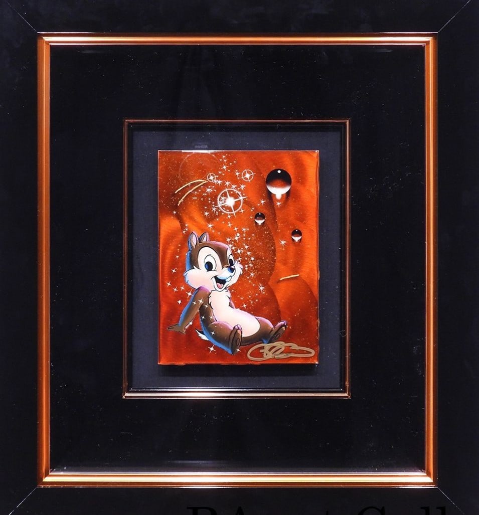 Christian Riese Lassen Order Chip Signed Original Mixed Media Disney COA: Christian Riese Lassen Order Chip Signed Original Mixed Media Disney COA Item Specifics: Artist: Christian Riese Lassen Unit Of Sale: Single Piece Signed By: Christian Riese Lassen Size: Small Signed:
