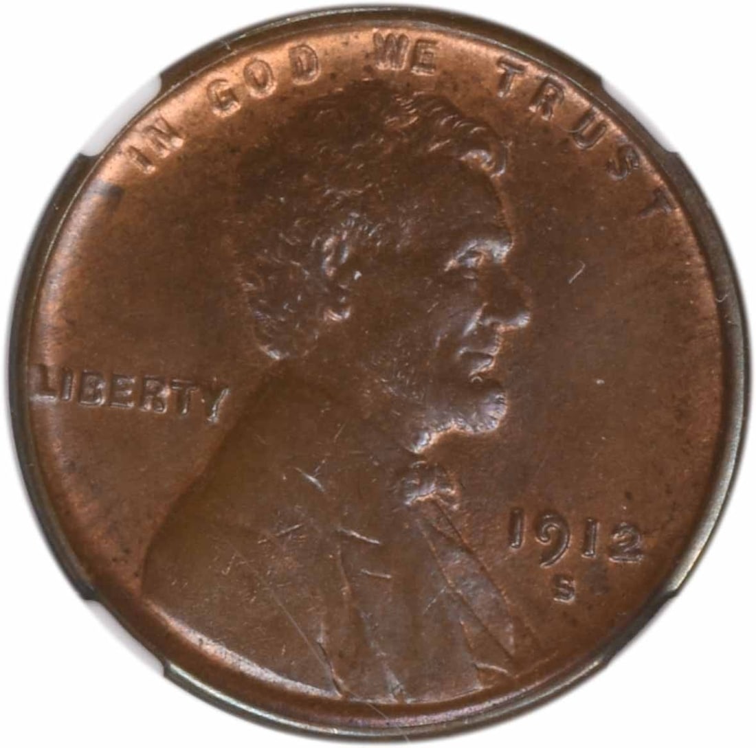 MS65BN NGC Lincoln Cent 1912-S - 2
