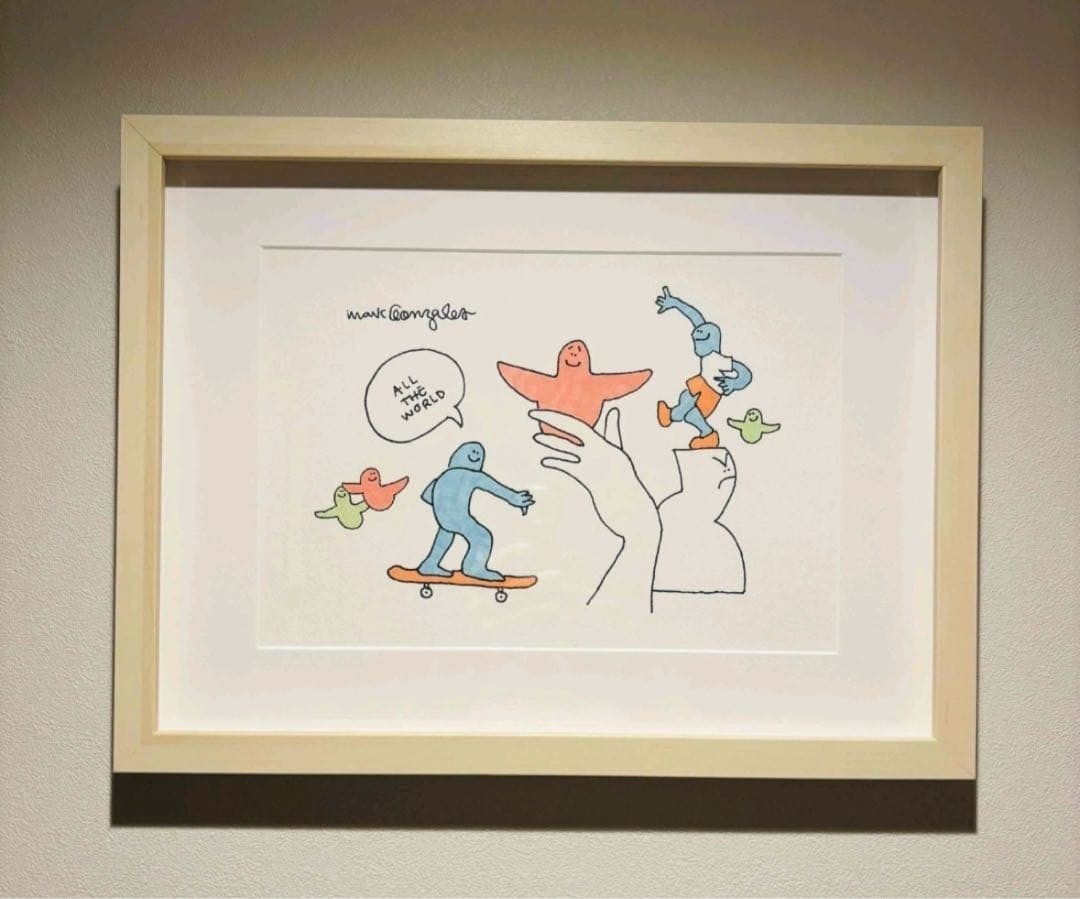 Mark Gonzales Original Artwork Hand Signed 1/ 1 Framed Art 20.9 x 16.3 in: Mark Gonzales Original Artwork Hand Signed 1/ 1 Framed Art 20.9 x 16.3 in Item Specifics: Artist: Mark Gonzales Unit Of Sale: Single Piece Signed By: Mark Gonzales Material: Paper Framing: Framed Regi