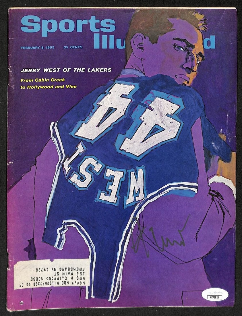 Jerry West HOF Signed 1965 Sports Illustrated Lakers 1st Cover JSA 212978: Jerry West HOF Signed 1965 Sports Illustrated Lakers 1st Cover JSA 212978 Item Specifics: Original/Reprint: Original Product: Photo Product Disclaimer: Not affiliated with any team or league. Signatur