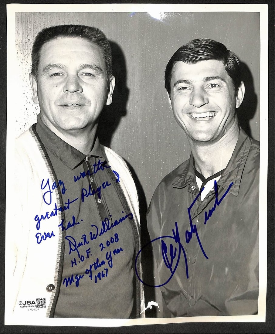 Dick Williams Carl Yastrzemski Autographed Photo HOF JSA 209839: Dick Williams Carl Yastrzemski Autographed Photo HOF JSA 209839 Item Specifics: Original/Reprint: Original Product: Photo Sport: Baseball Product Disclaimer: Not affiliated with any team or league. Si