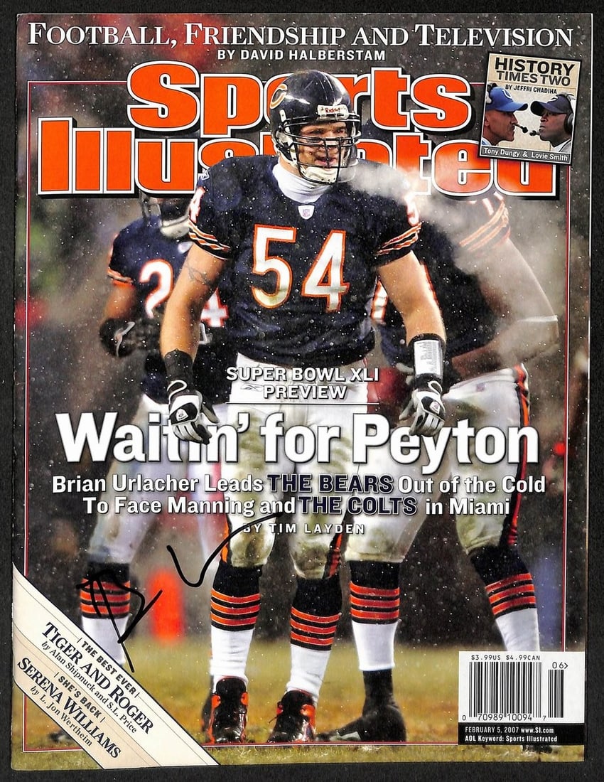 Brian Urlacher HOF Bears JSA Sports Illustrated Newsstand Signed 2007 212891: Brian Urlacher HOF Bears JSA Sports Illustrated Newsstand Signed 2007 212891 Item Specifics: Original/Reprint: Original Product: Photo Sport: Football Product Disclaimer: Not affiliated with any team 