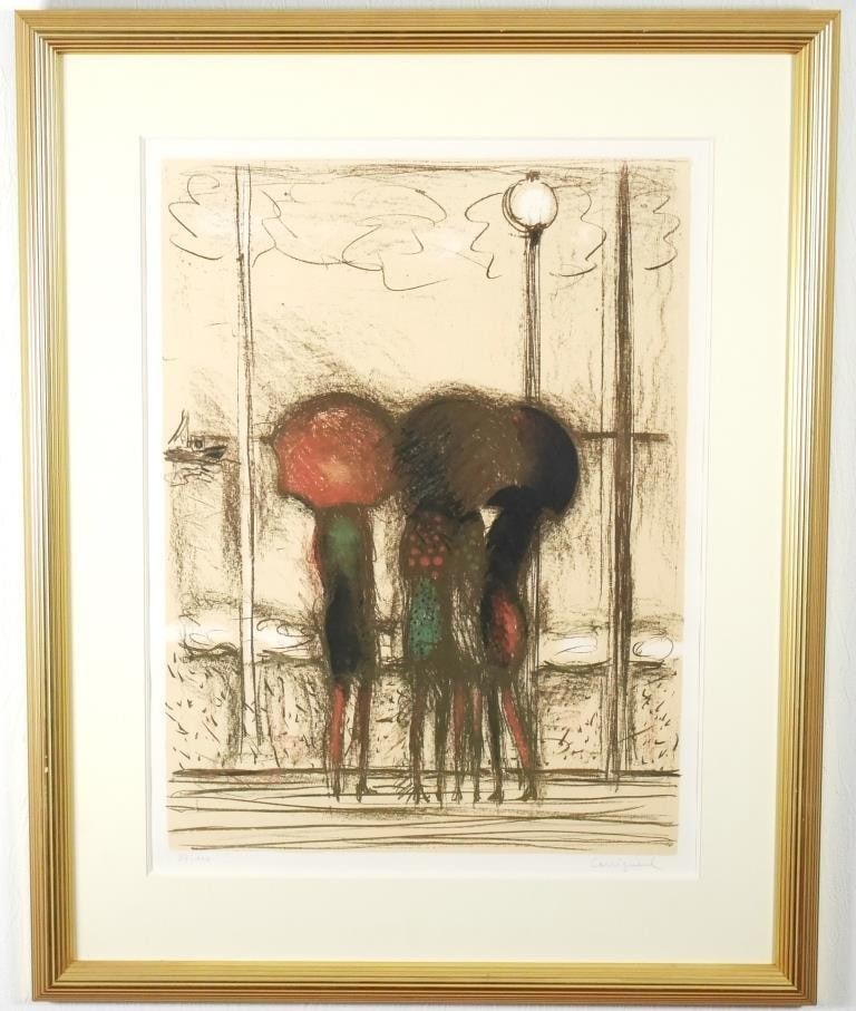 Jean-Pierre Cassigneul Signed Lithograph Three Parasols by the Sea ED 87/ 110: Jean-Pierre Cassigneul Signed Lithograph Three Parasols by the Sea ED 87/ 110 Item Specifics: Artist: Jean-Pierre Cassigneul Unit Of Sale: Single Piece Signed By: Jean-Pierre Cassigneul Image Orientat