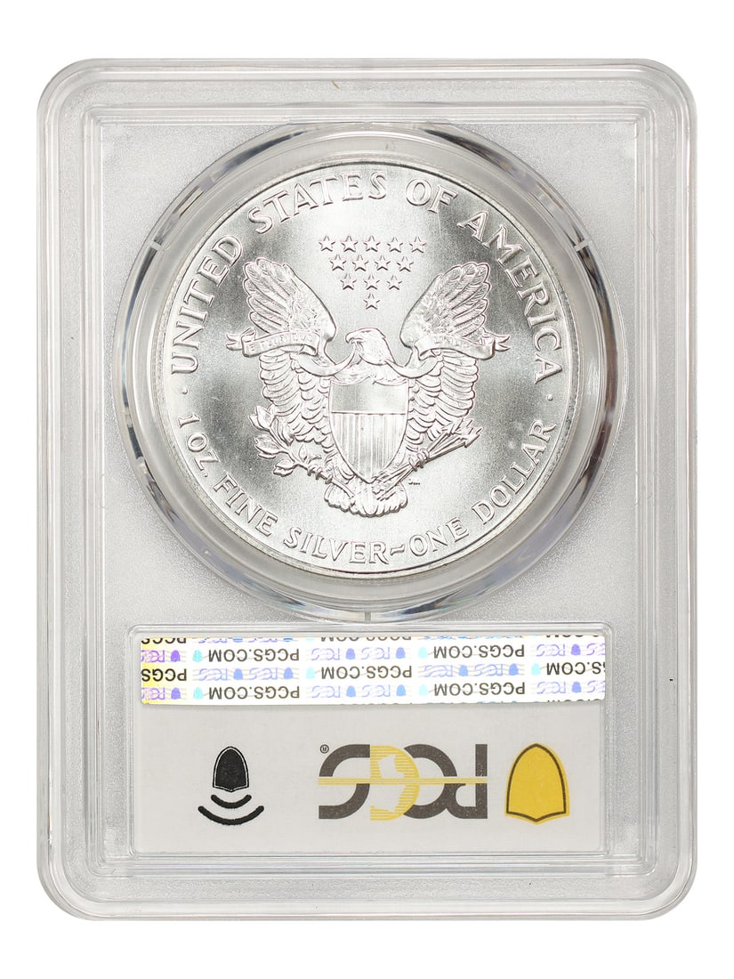 1990 $1 Silver Eagle PCGS MS70 - Silver Eagles - 2