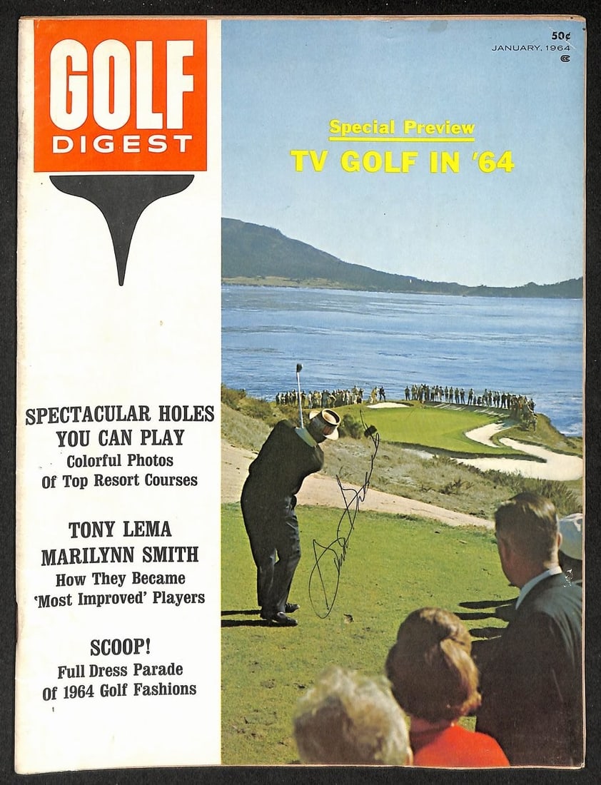 Sam Shead Signed/ Autographed 1964 Golf Digest Magazine JSA 211779: Sam Shead Signed/ Autographed 1964 Golf Digest Magazine JSA 211779 Sam Shead's autographed 1964 Golf Digest magazine is a rare and nostalgic find for golf enthusiasts. The JSA authentication number (2