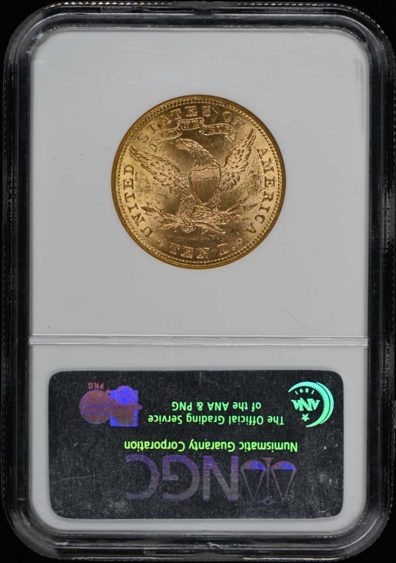 1897 Eagle - Motto $10 NGC MS62 - 2