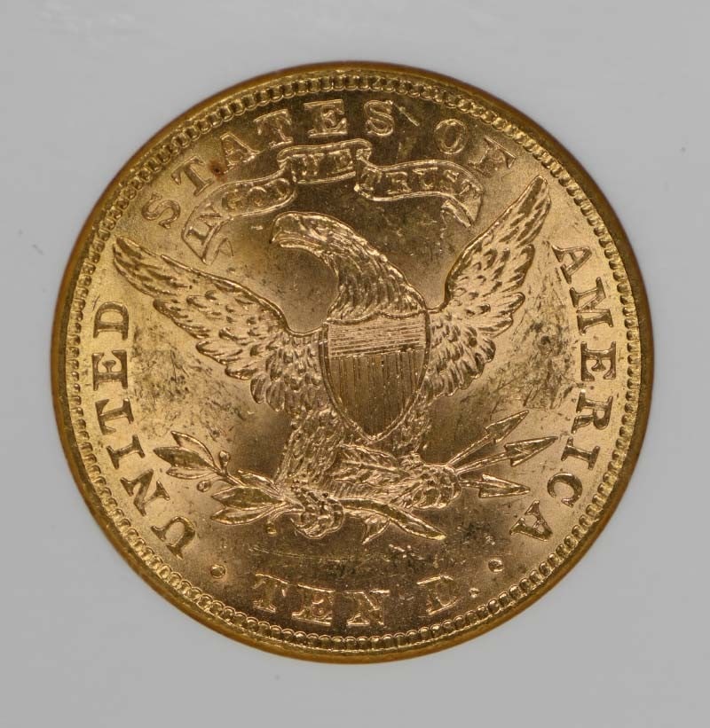 1897 Eagle - Motto $10 NGC MS62 - 3