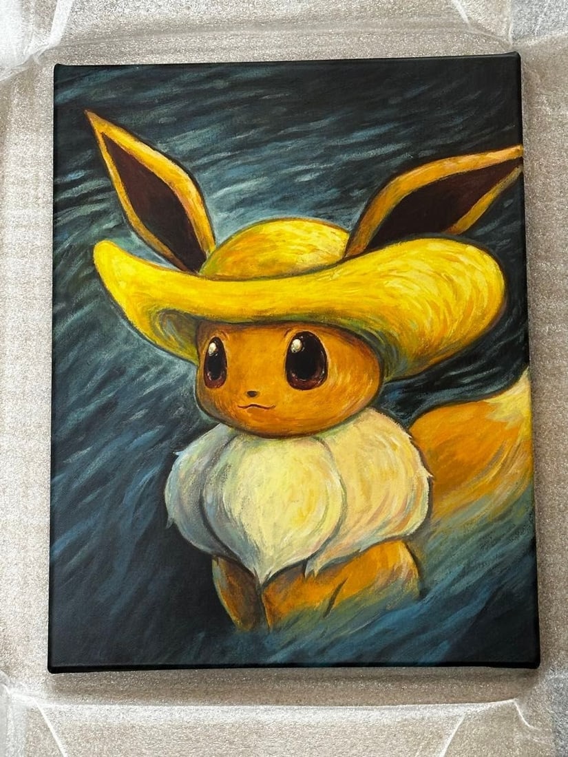 Pokemon Van Gogh Museum Canvas Giclee Print Eevee Signed Size S 420x315mm w/ COA: Pokemon Van Gogh Museum Canvas Giclee Print Eevee Signed Size S 420x315mm w/ COA Item Specifics: Artist: Vincent van Gogh Unit Of Sale: Lot Kunstler: Vincent van Gogh Vincent van Gogh Museum Size: Med