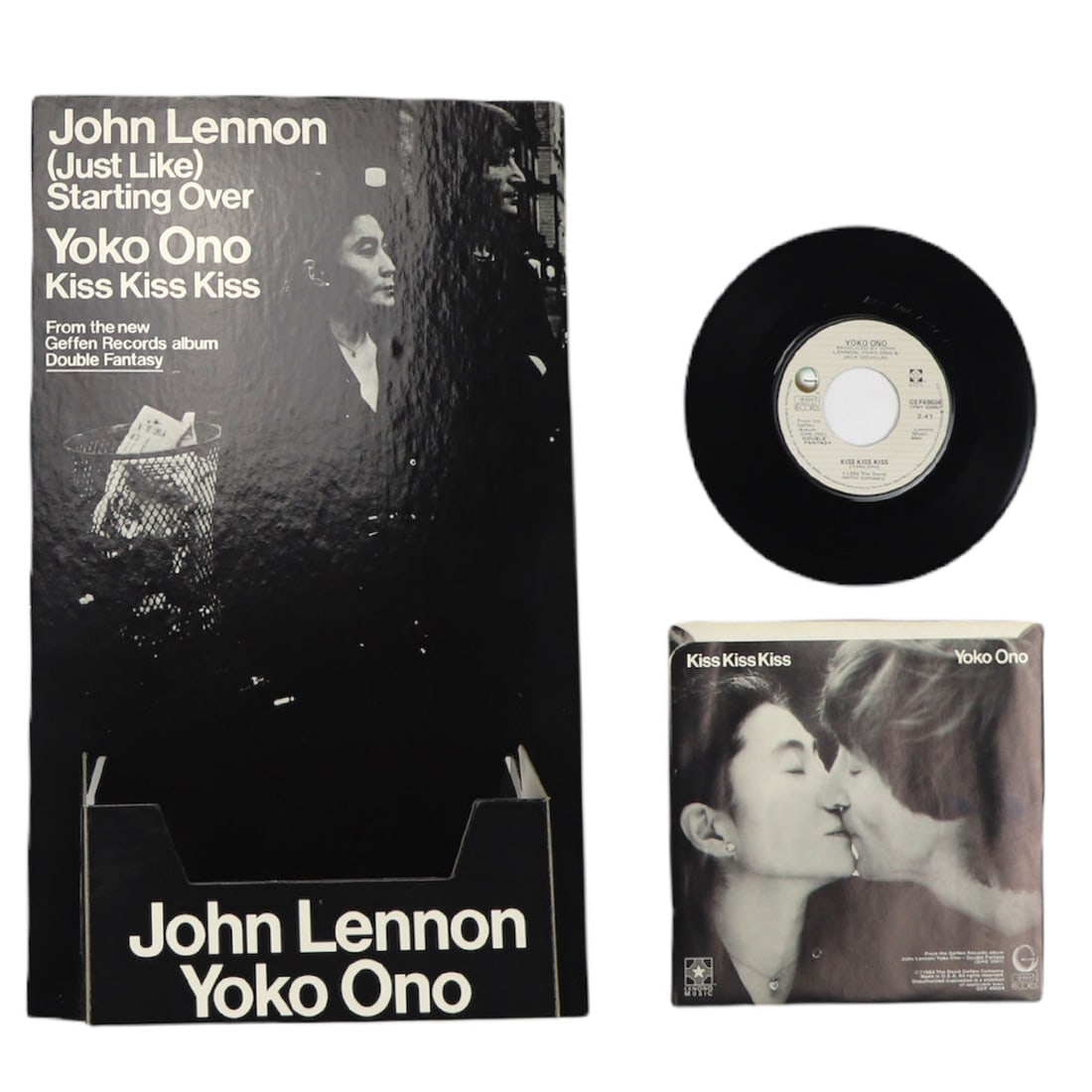 1980 John Lennon Double Fantasy Record Counter Display (1 of 3)