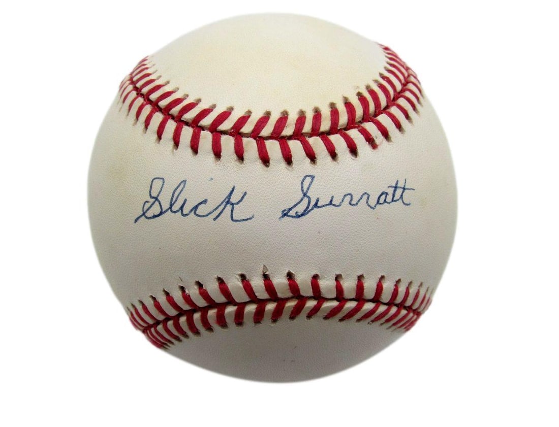 Alfred Surratt Autographed ONL Baseball Negro League KC Monarchs JSA 179748: Alfred Surratt Autographed ONL Baseball Negro League KC Monarchs JSA 179748 Item Specifics: Sport: Baseball Product: Ball Original/Reprint: Original Autograph Authentication: JSA Team: Kansas City Mon