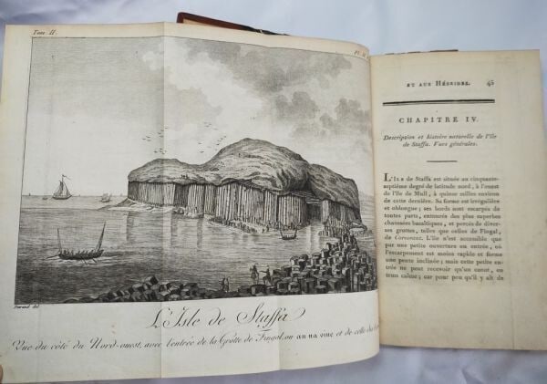1797 Voyage en Angleterre Ecosse et aux Iles Hebrides 1st Edition 2 Vols Rare: 1797 Voyage en Angleterre Ecosse et aux Iles Hebrides 1st Edition 2 Vols Rare Item Specifics: Binding: Leather Language: English Special Attributes: Illustrated Author: Barthelemy Faujas de Saint-Fond