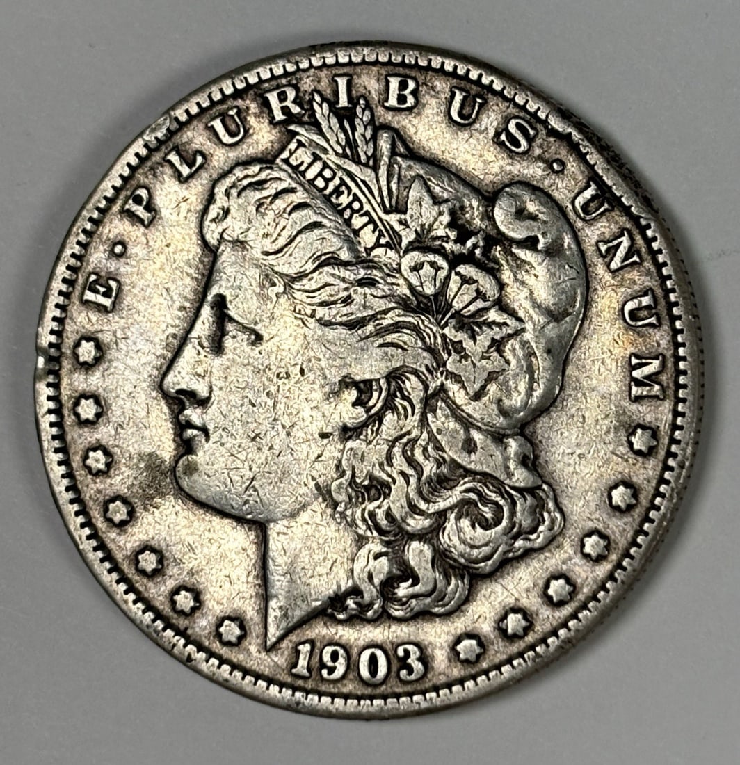 1903-S MORGAN DOLLAR VF/ XF DETAILS: 1903-S MORGAN DOLLAR VF/ XF DETAILS Item Specifics: Circulated/Uncirculated: Circulated Denomination: $1 Coin: Morgan Composition: Silver Year: 1903 Mint Location: San Francisco Certification: Uncerti