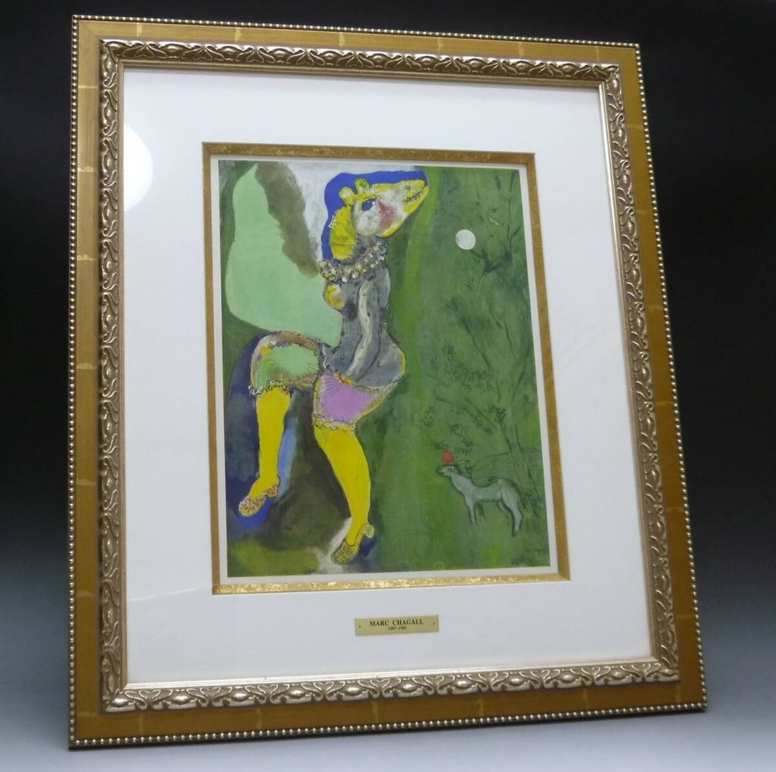 Collectible Authentic Green Horse Lithograph Marc Chagall: Collectible Authentic Green Horse Lithograph Marc Chagall Item Specifics: Artist: Marc Chagall Unit Of Sale: Single-Piece Work Type: Print Color: Multi-Color Style: Abstract Material: Lithograph Print