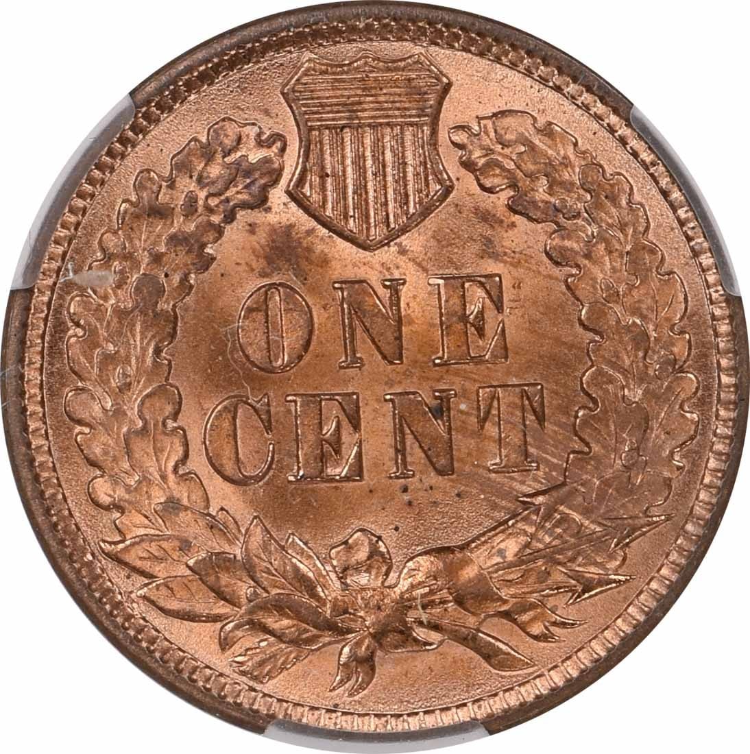 Indian Cent MS64RD CACG - 3