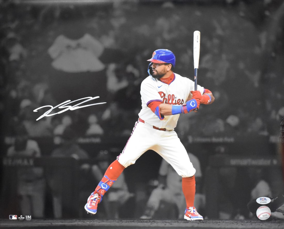 Kyle Schwarber Signed/ Auto 16x20 Photo Philadelphia Phillies PSA/ DNA 209991: Kyle Schwarber Signed/ Auto 16x20 Photo Philadelphia Phillies PSA/ DNA 209991 PSA/DNA authenticates this 16x20 photo of Kyle Schwarber, signed by the Philadelphia Phillies player. The photo is a uniqu