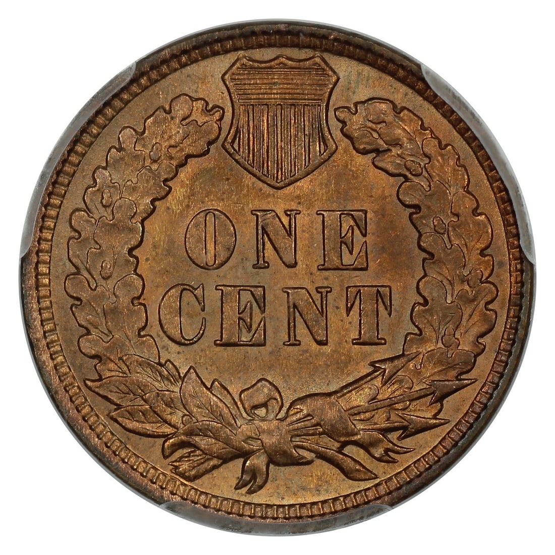 1908 1C PCGS MS63RB - Indian Cent - 4