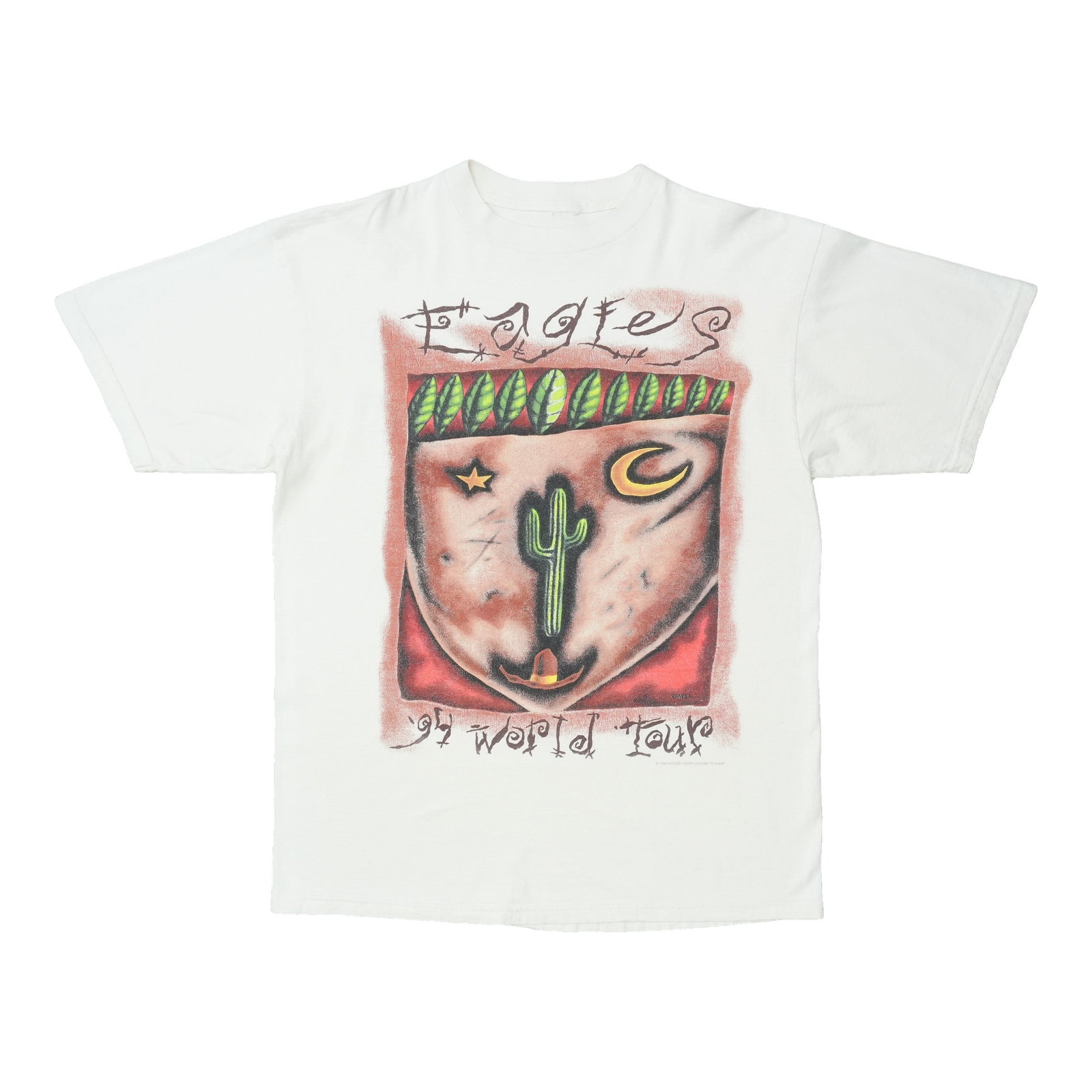 Eagles World Tour Shirt: Eagles World Tour Shirt Eagles World Tour Shirt is a unique piece of music memorabilia, featuring the iconic band's logo and tour dates. This shirt has been carefully preserved and is now ready for